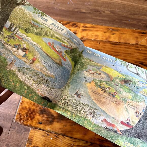 Vintage 1992 Three Days On A River In A Red Canoe Paperback Book - Picture 5 of 9